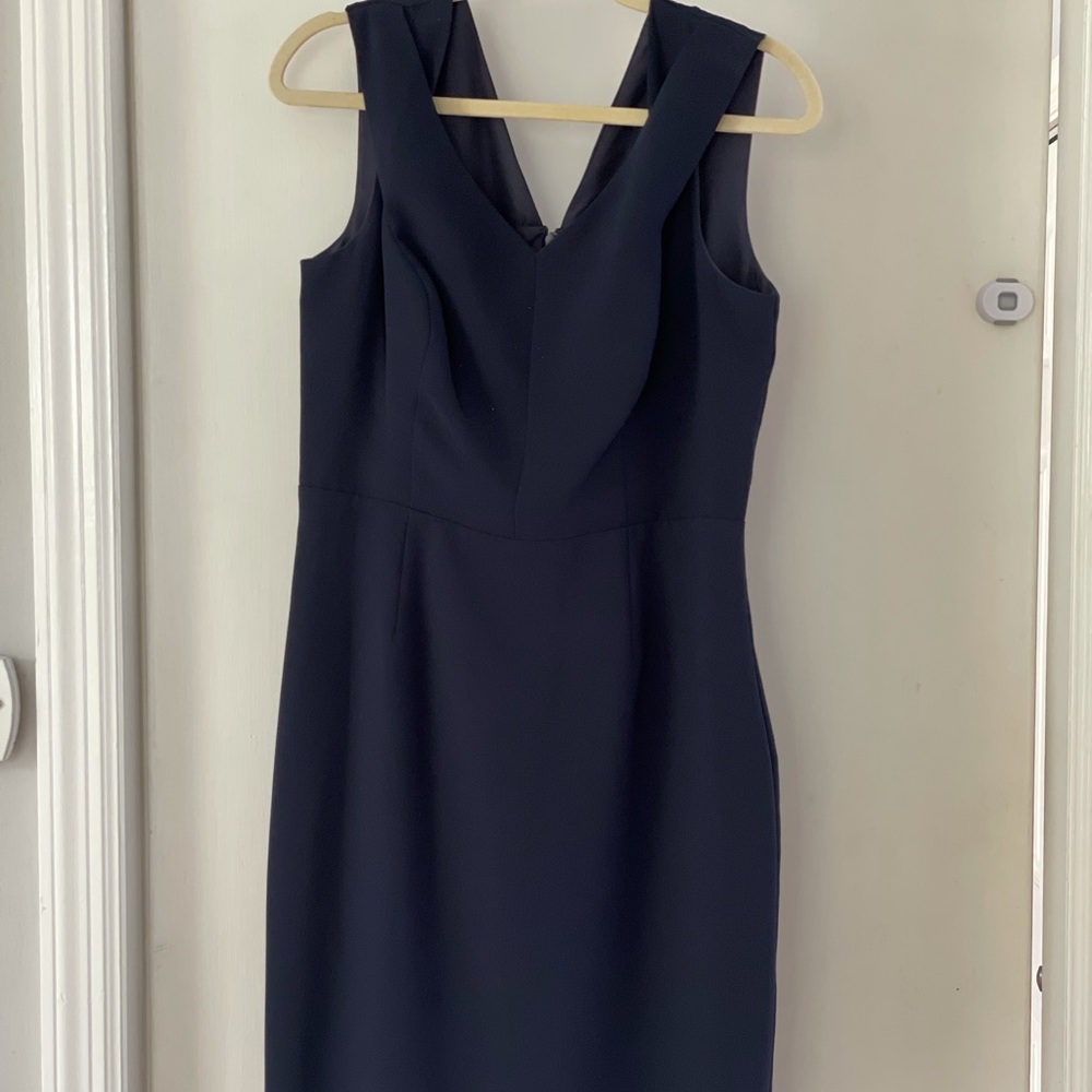 andrew marc adlia dress - navy
